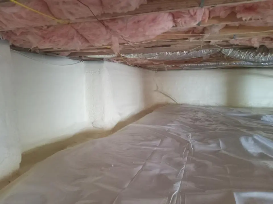 Crawl space encapsulation with closed-cell spray foam for Roof Maintenance in Montrose